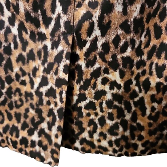 Loft Animal Print Skirt Size 8 - Picture 4 of 6